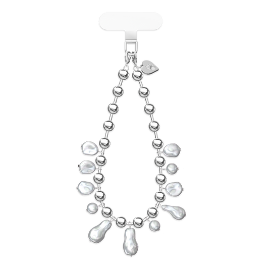 Pearl Drip Chain Phone Charm