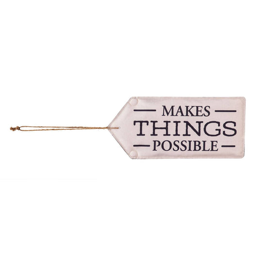 Perfectly Paired Door Tag - Make Things Possible