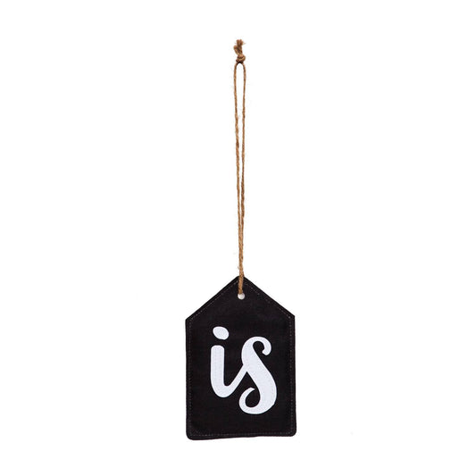 Perfectly Paired Door Tag - "Is" Reversible Joiner Text