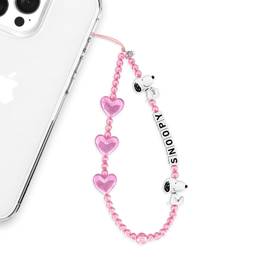 Snoopy Be Mine Phone Charm